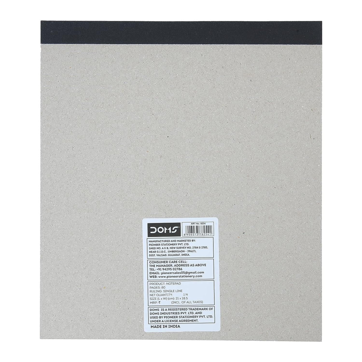 Doms NotePad | 80 Pages | 21 x 18.5 cm | Pack of 6