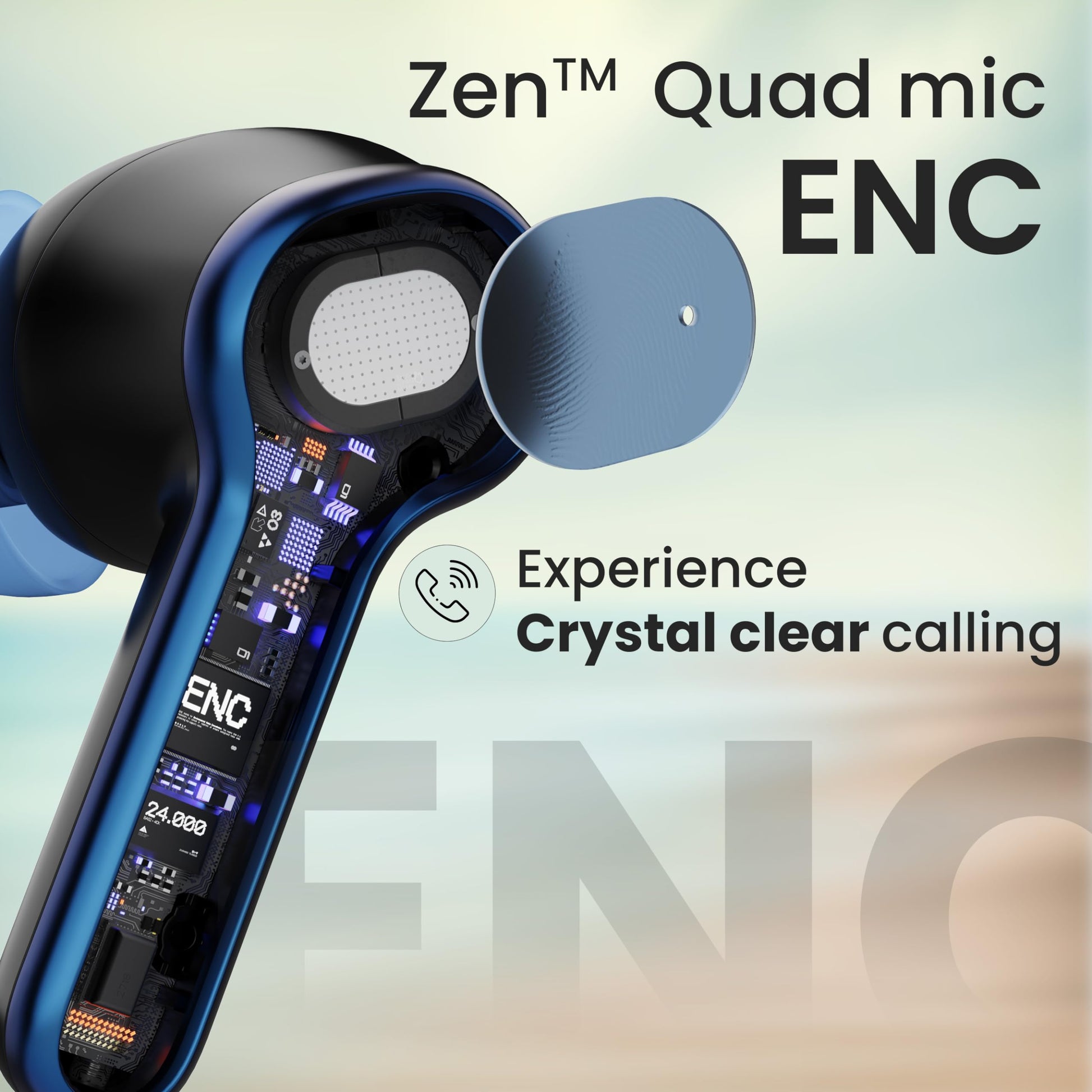 Boult Audio Curve Buds Pro with 100H Playtime, 4 Mics Clear Calling, 40ms Low Latency Gaming, Made in India, Equalizer Modes, Bluetooth 5.3 Blink & Pair™ True Wireless in Ear Earbuds (Nautical Black)