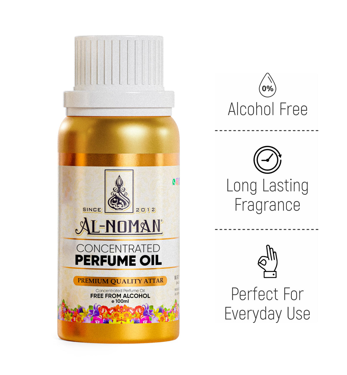 Al Noman fragrances DOVES Attar | Ittar | Alcohol Free | Luxury scent With Long Lasting Fragrance For Man And Women (Unisex) | 100 ml Attar