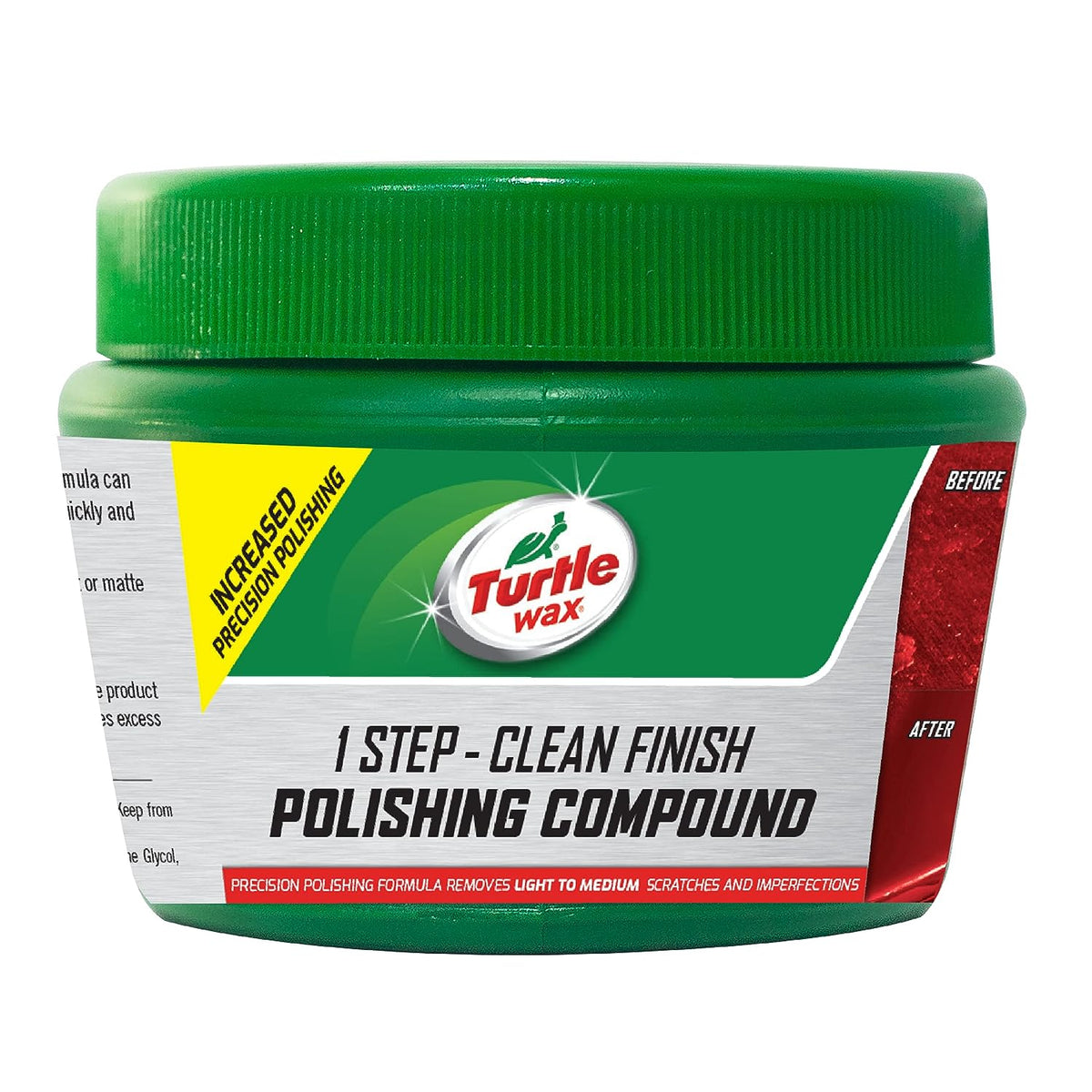 8x Turtle Wax 1-Step Clean Finish Polishing Compound - 100G - Pack of 8