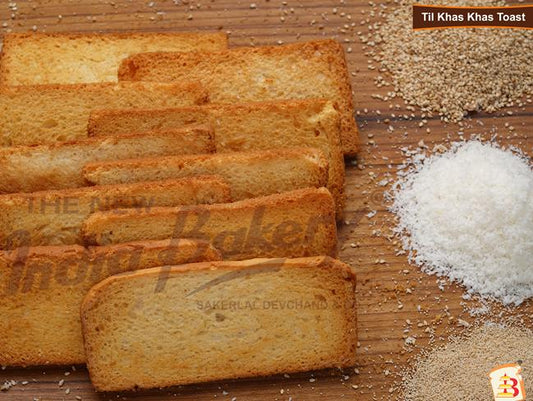 The New India Bakery Til Khash Khash Toast | 500 gms
