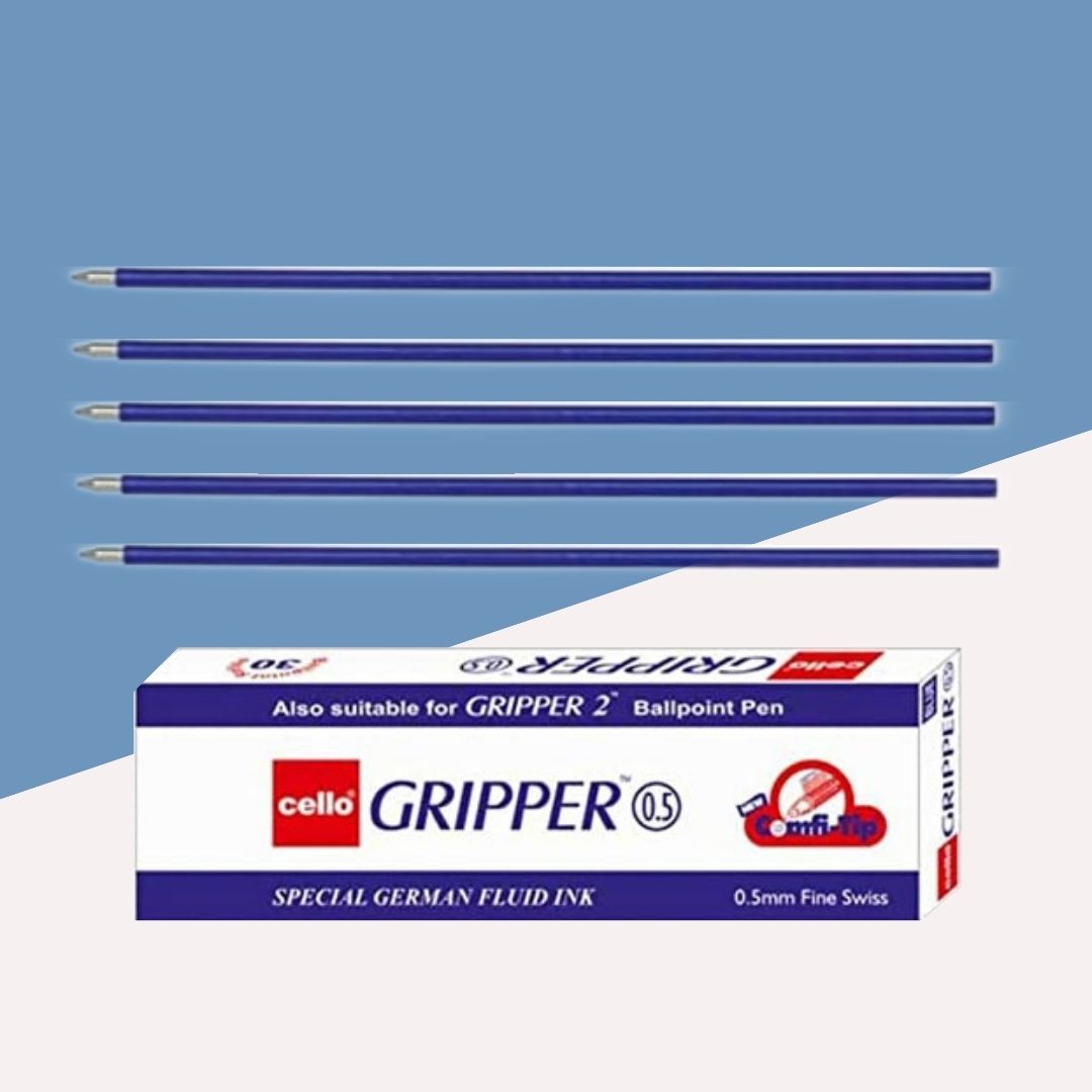 Cello Gripper Refill – Blue ( Set of 5 )