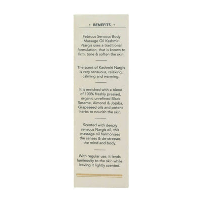 Februus Organics Kashmiri Nargis Body Oil