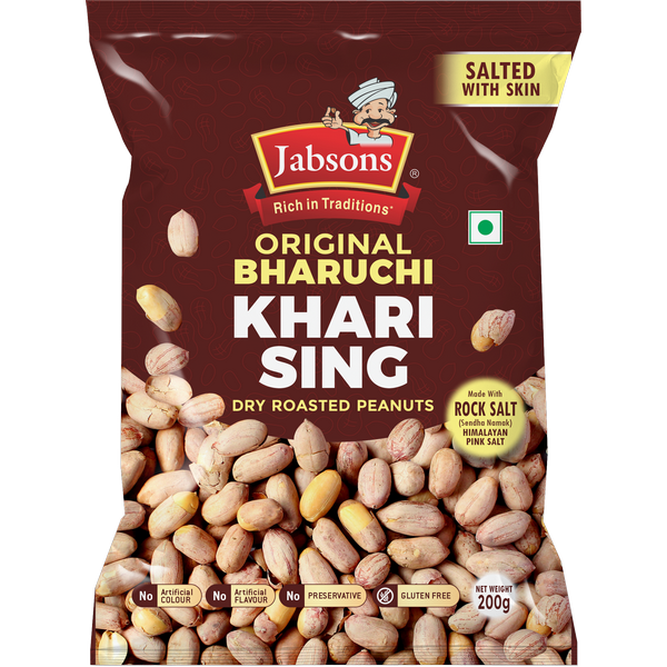 Jabsons Roasted peanut Khari sing - 200 gm