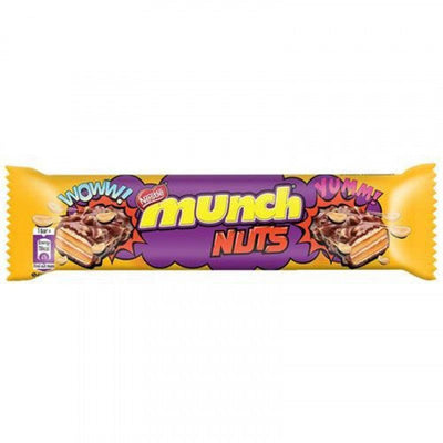 24x Nestle Munch Nuts Crunchy Peanut Bits, Pack of 24 (30g each)