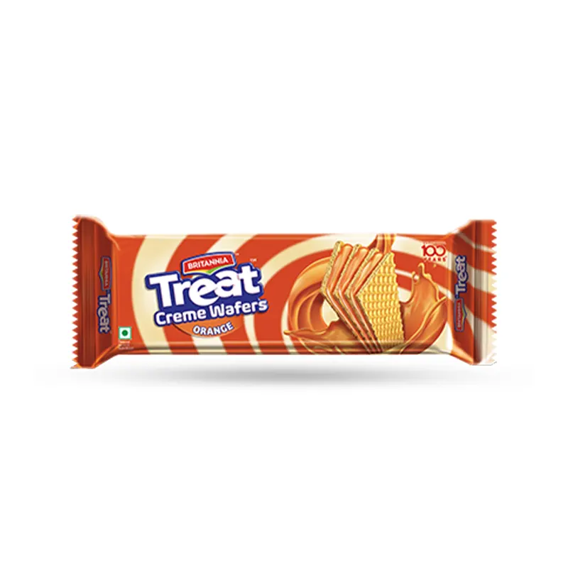 Britannia Treat Creme Wafers Orange, 33g