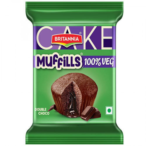 Britannia Cake Muffills Veg Double Choco, 32G