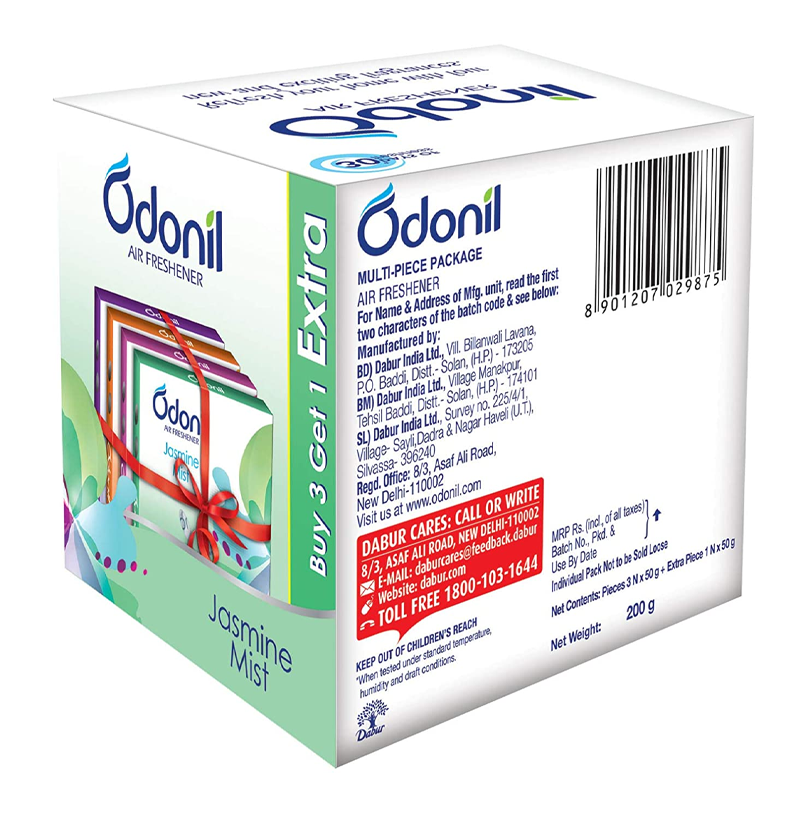 Odonil Air Freshner Buy 3 Get 1, 200G