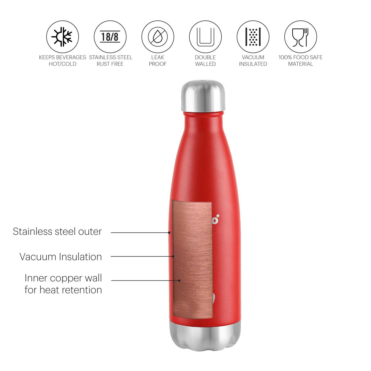 Duro Swift Flask, Vacusteel Water Bottle, 750ml