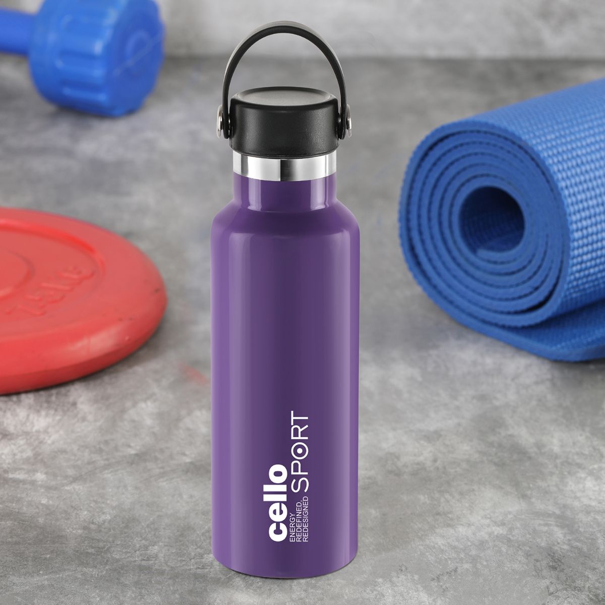 Aqua Bliss Flask, Vacusteel Water Bottle, 600ml