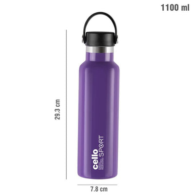 Aqua Bliss Flask, Vacusteel Water Bottle, 1100ml