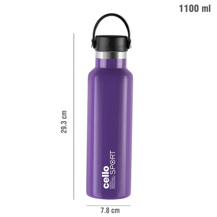 Aqua Bliss Flask, Vacusteel Water Bottle, 1100ml