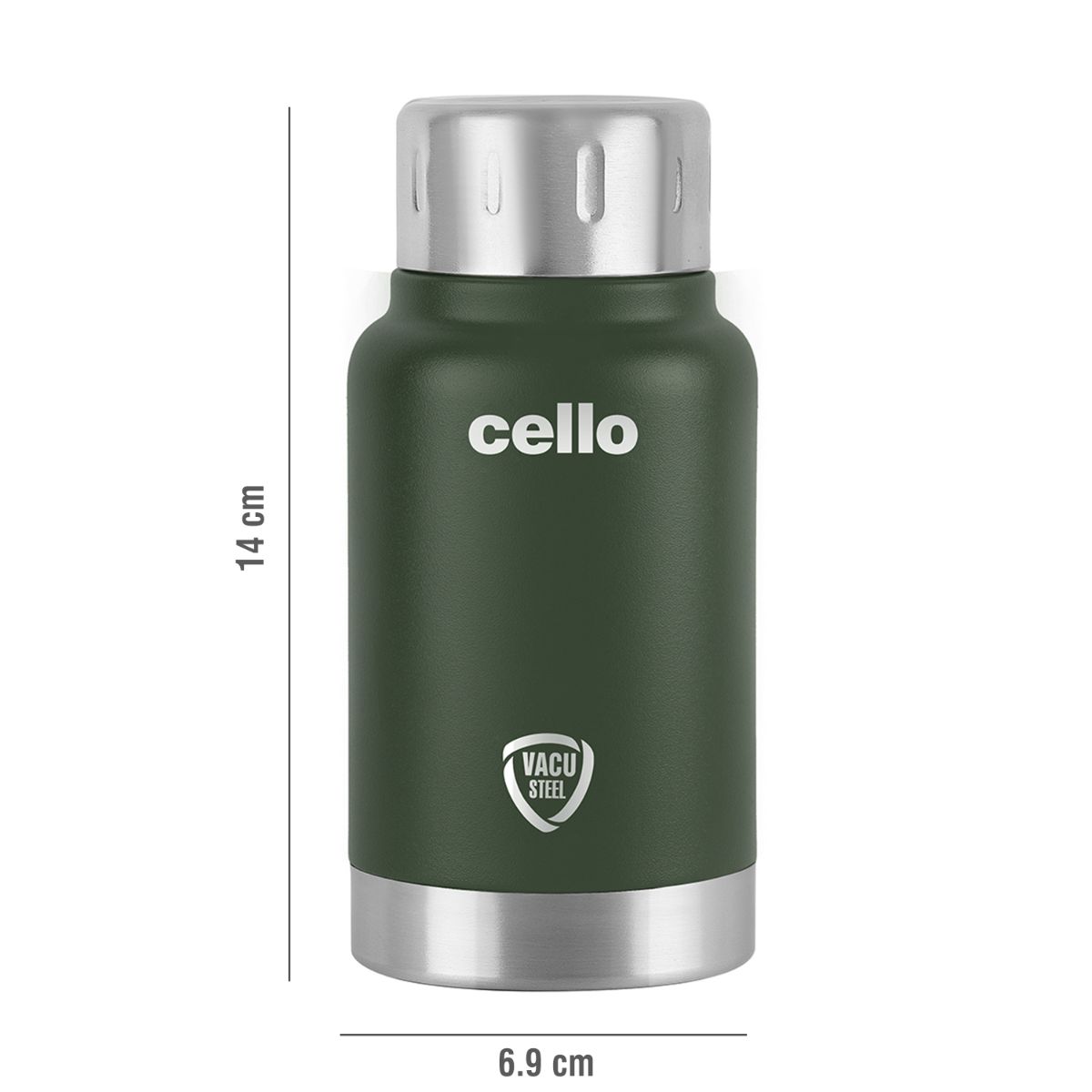 Duro Top Flask, Vacusteel Water Bottle, 180ml