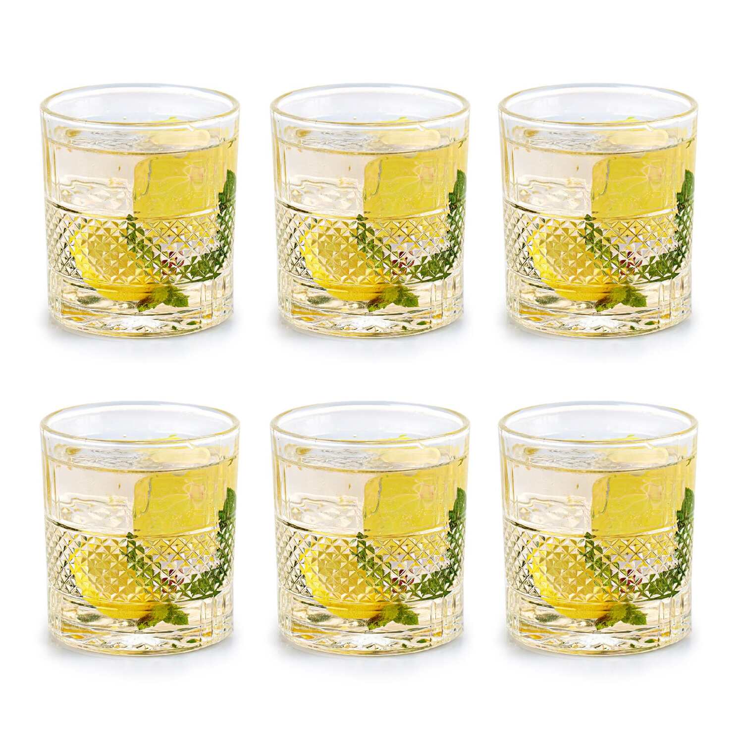 Brillant Glass Tumblers, Set of 6