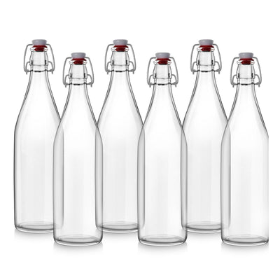 Aquaria Glass Water Bottle, 1000ml