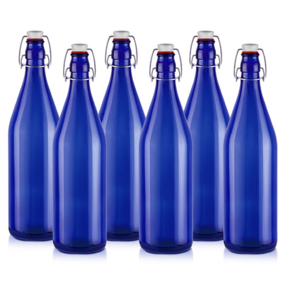 Aquaria Glass Water Bottle, 1000ml