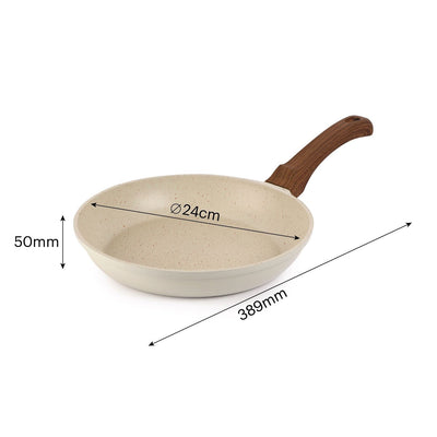 Castello Die Cast Induction Base Taper Fry Pan