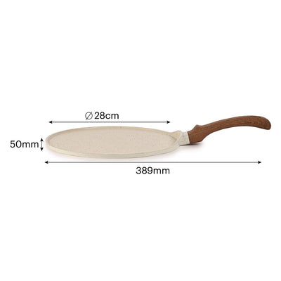 Castello Die Cast Induction Base Flat Tawa