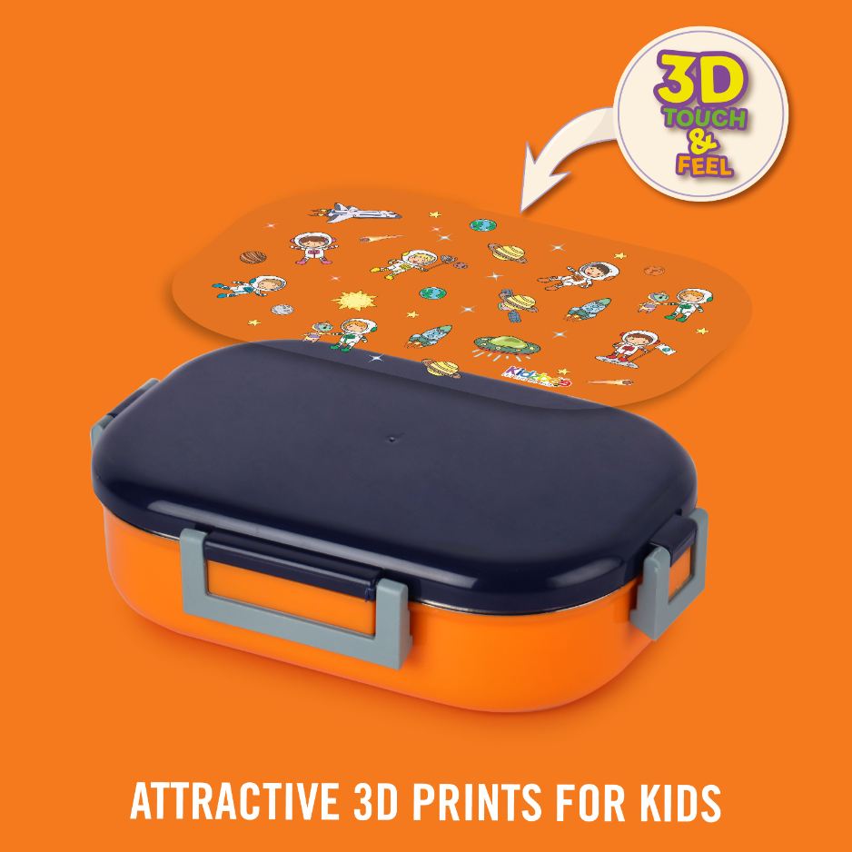 Apollo  3D Design Insulated Kids Lunch Box, 700ml