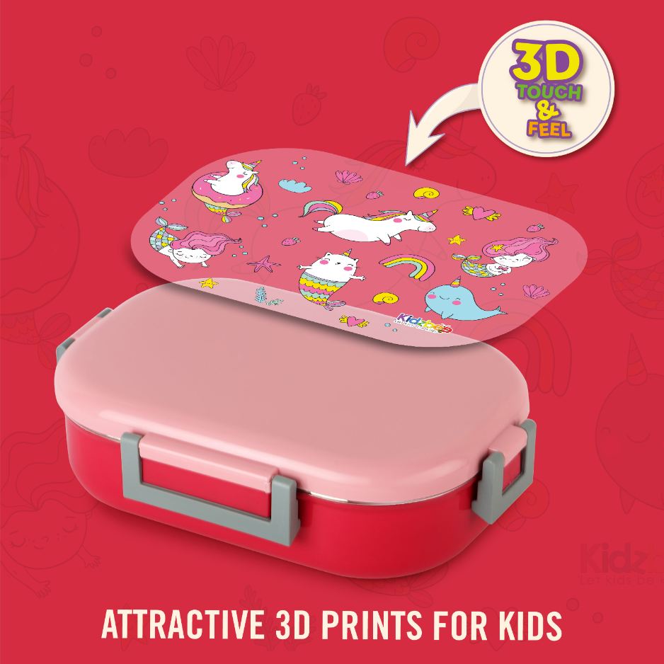 Apollo  3D Design Insulated Kids Lunch Box, 700ml