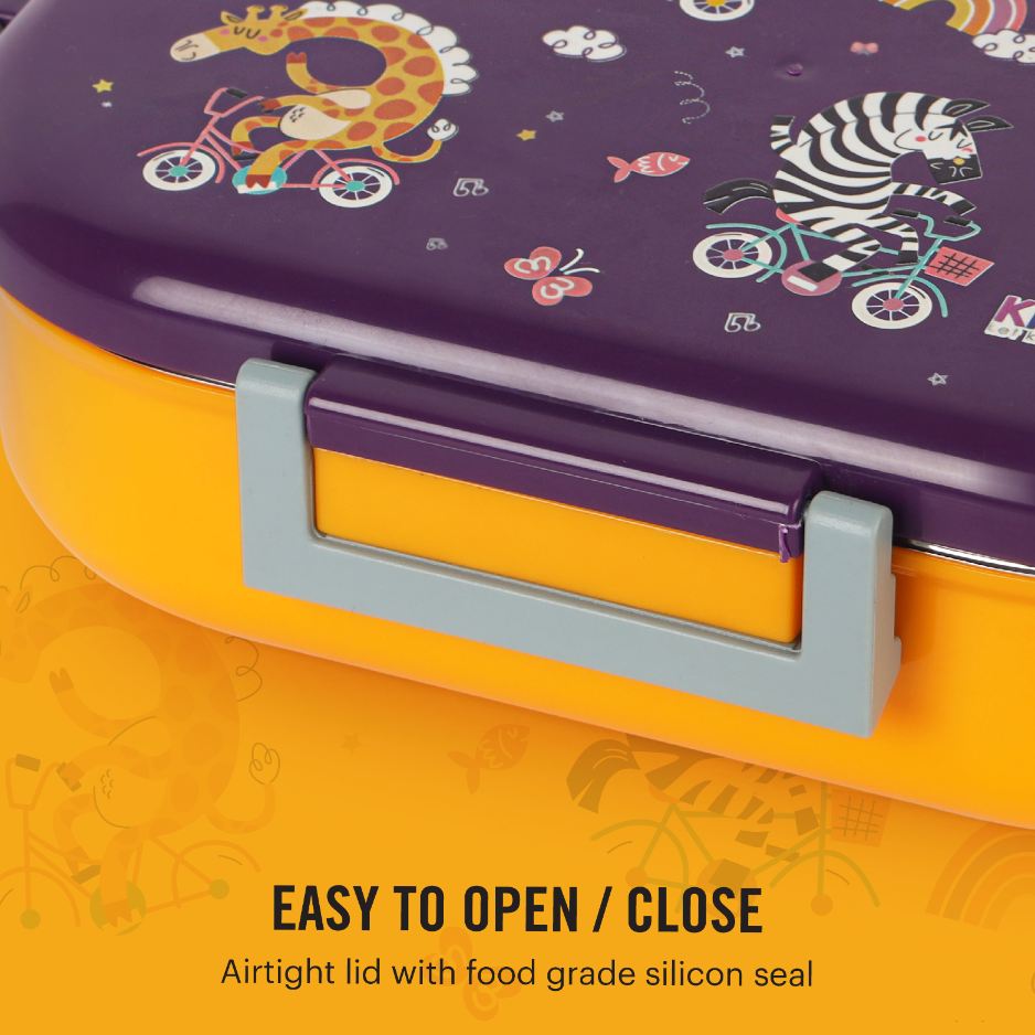 Apollo  3D Design Insulated Kids Lunch Box, 700ml