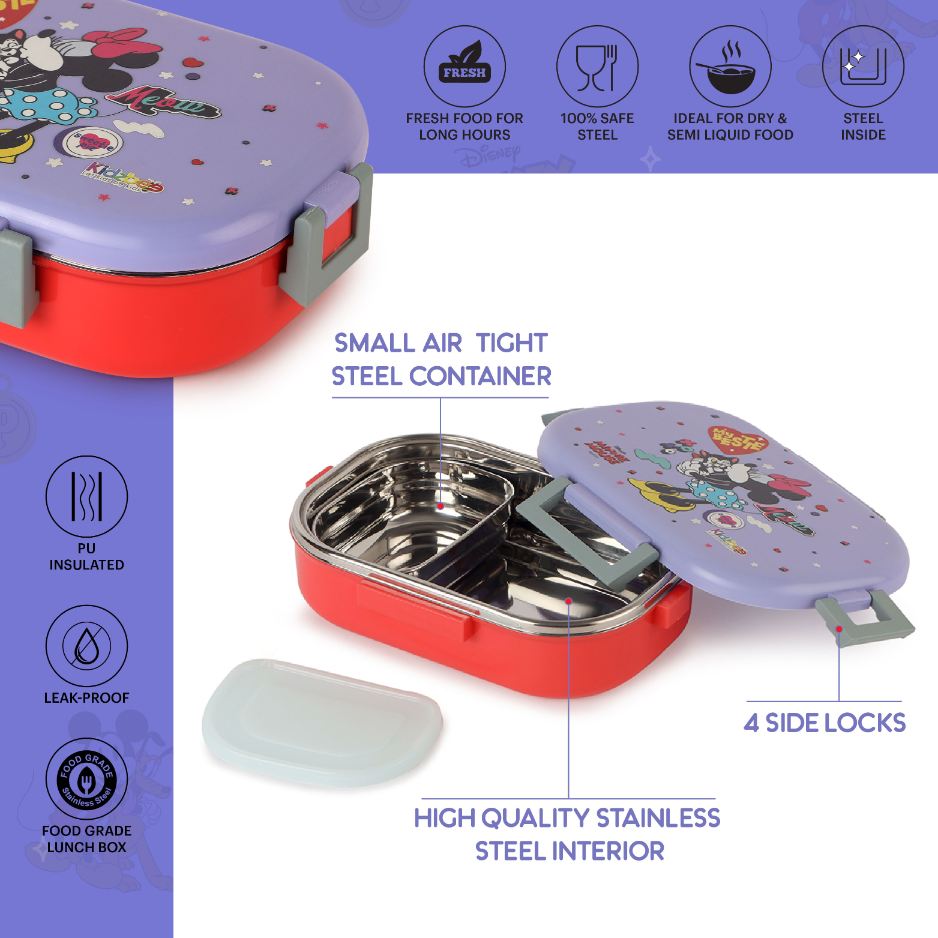 Apollo  3D Design Insulated Kids Lunch Box, 700ml