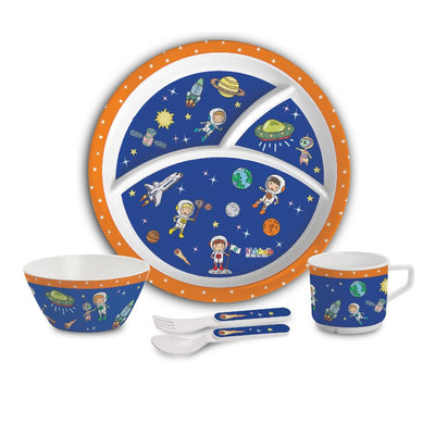 Cosmic Explorer  Kids Melamine Meal, Set of 5