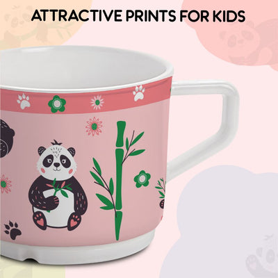 Bamboo Buddies Peach Kids Melamine Meal, Set of 5