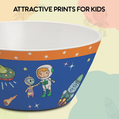 Cosmic Explorer  Kids Melamine Meal, Set of 5