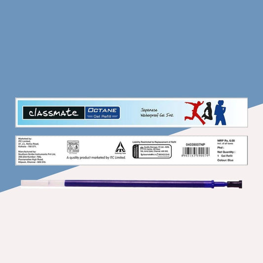 Classmate Octane Gel Refill – Blue ( Set of 5 )
