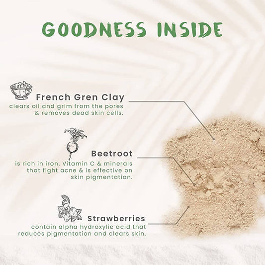 FOY Naturals Berries & French Clay Face Mask