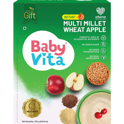 Babyvita Multi Millet Wheat Apple Powder