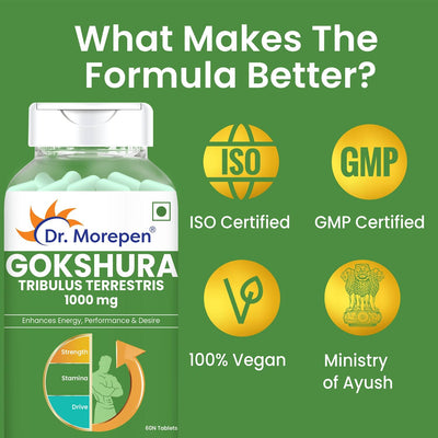 Dr. Morepen Gokshura and Testo Boost Tablets Combo for Men