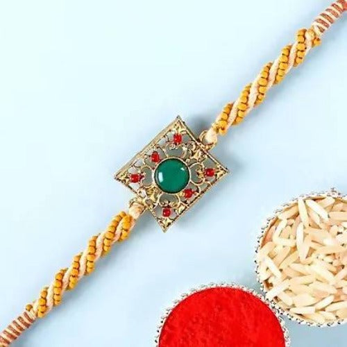 Ethnic American Diamond Rakhi
