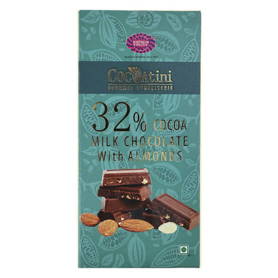 Cocoatini 32% Cocoa Milk Chocolate With Almonds