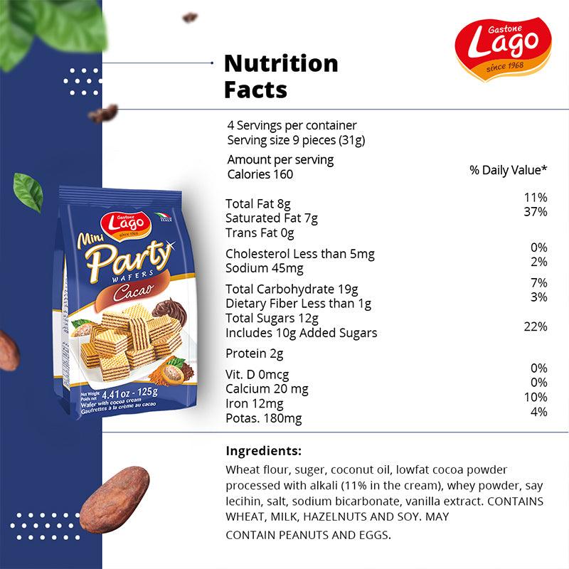 Cocoa Cream Mini Party Wafers