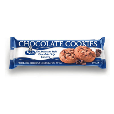 Chocolate Cookies, with 25% Chocolate Chunks, 150g
