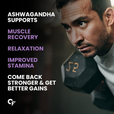 Carbamide Forte Organic Ashwagandha 1000mg Tablets | Stress & Anxiety Relief Tablets |Ashwagandha Powder tablet 1000 mg | Rejuvenates Mind & Body - 60 Organic Ashwagandha Tablets