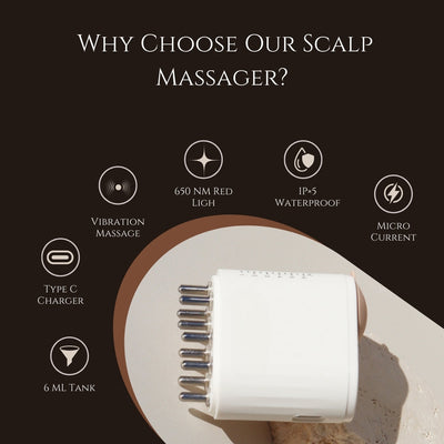 Upyogaa 3 in 1 Electric Scalp Massager | 1 Year Warranty
