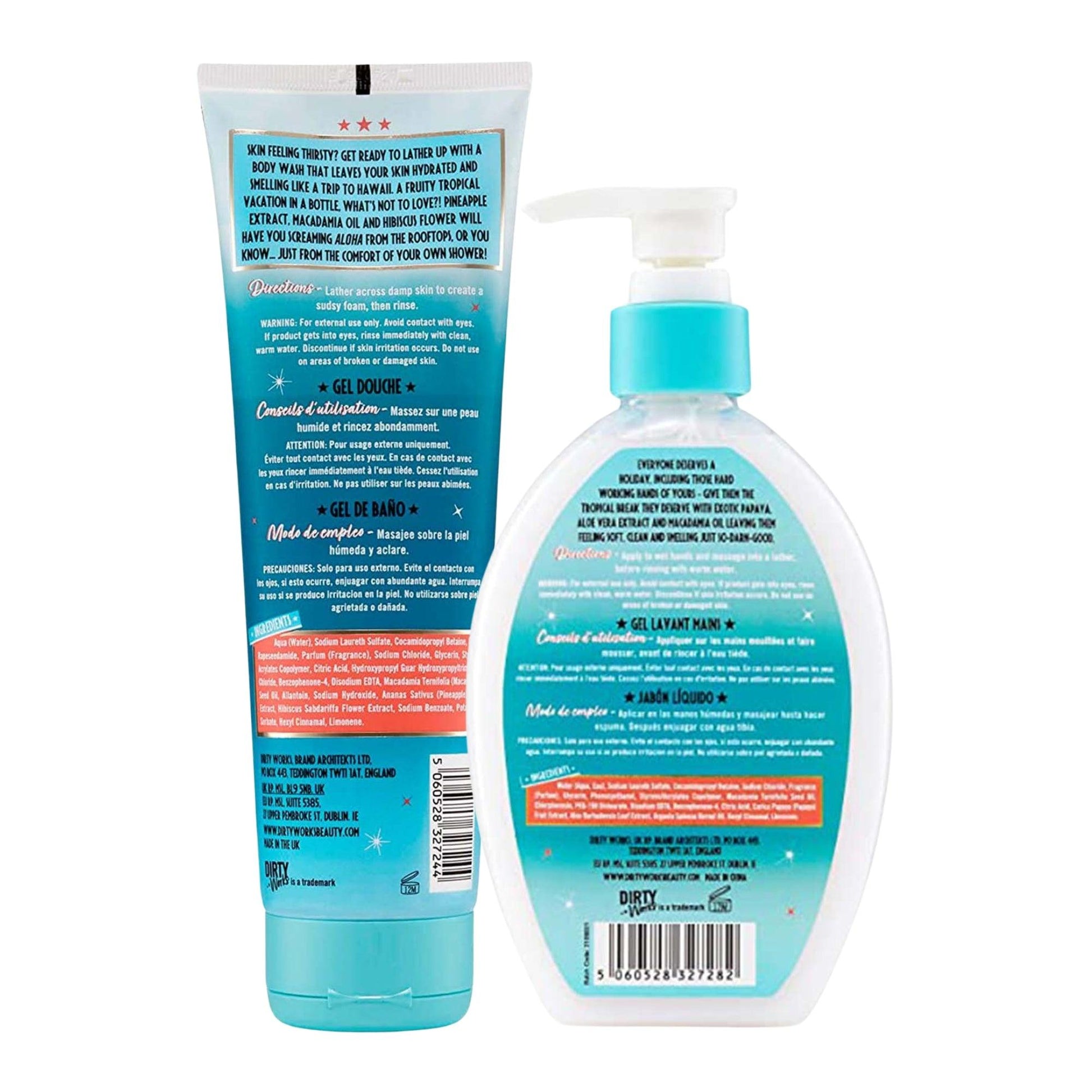 Moisture Miracle Hawaii Hydrating Body Wash And Destination Hydration Moisturising Hand And Body Lotion