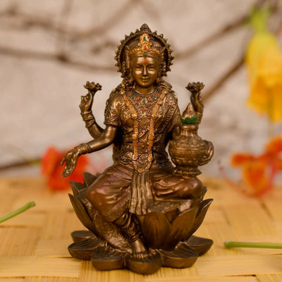 Collectible India Goddess Lakshmi Idol