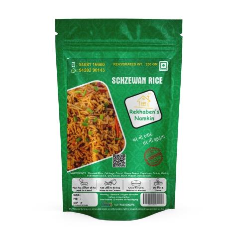 Rekhaben's Namkeen Schzewan Rice | Ready To Eat 80 gms
