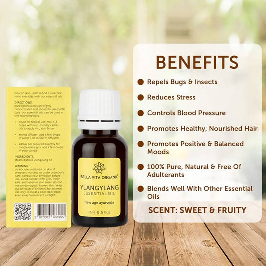 Bella Vita Organic Ylang Ylang Essential Oil