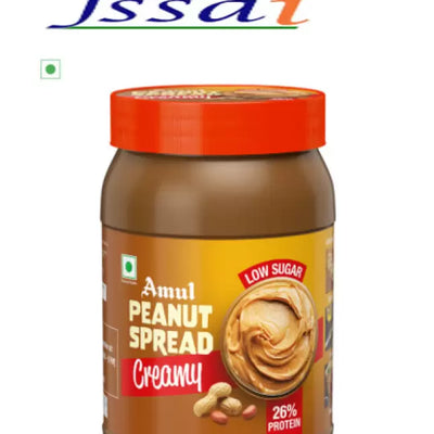 Amul Peanut Spread Creamy – Smooth & Delicious Peanut Butter for Healthy Snacking  (900 g)
