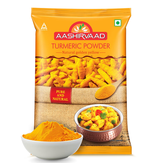 Aashirvaad Powder, Turmeric, 100g Pouch