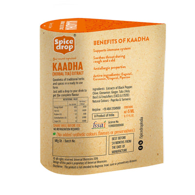 Spice Drop Herb Brews Ayush Kadha/ Kwath Extract for Immunity , 5ml (180 Drops)