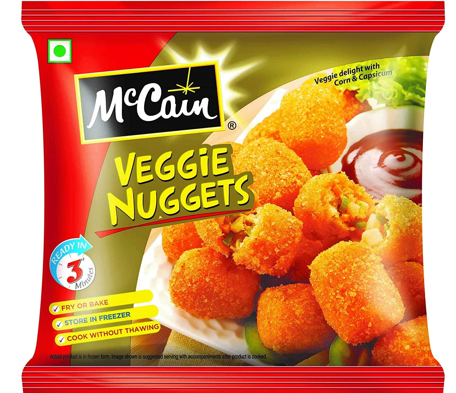 Mc Cain Corn Veggie Nuggets   390g