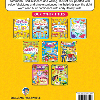 Dreamland Very First Sight Words Sentences Learning Book For Kids Level 1