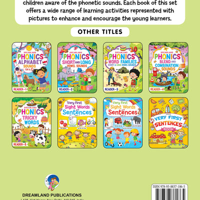 Dreamland Phonics Reader - 3 (Word Families Short and Long Vowel Sounds) Age 6+