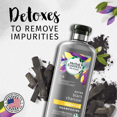 Herbal Essences Bio: Renew Detox Black Charcoal Shampoo, 400ml